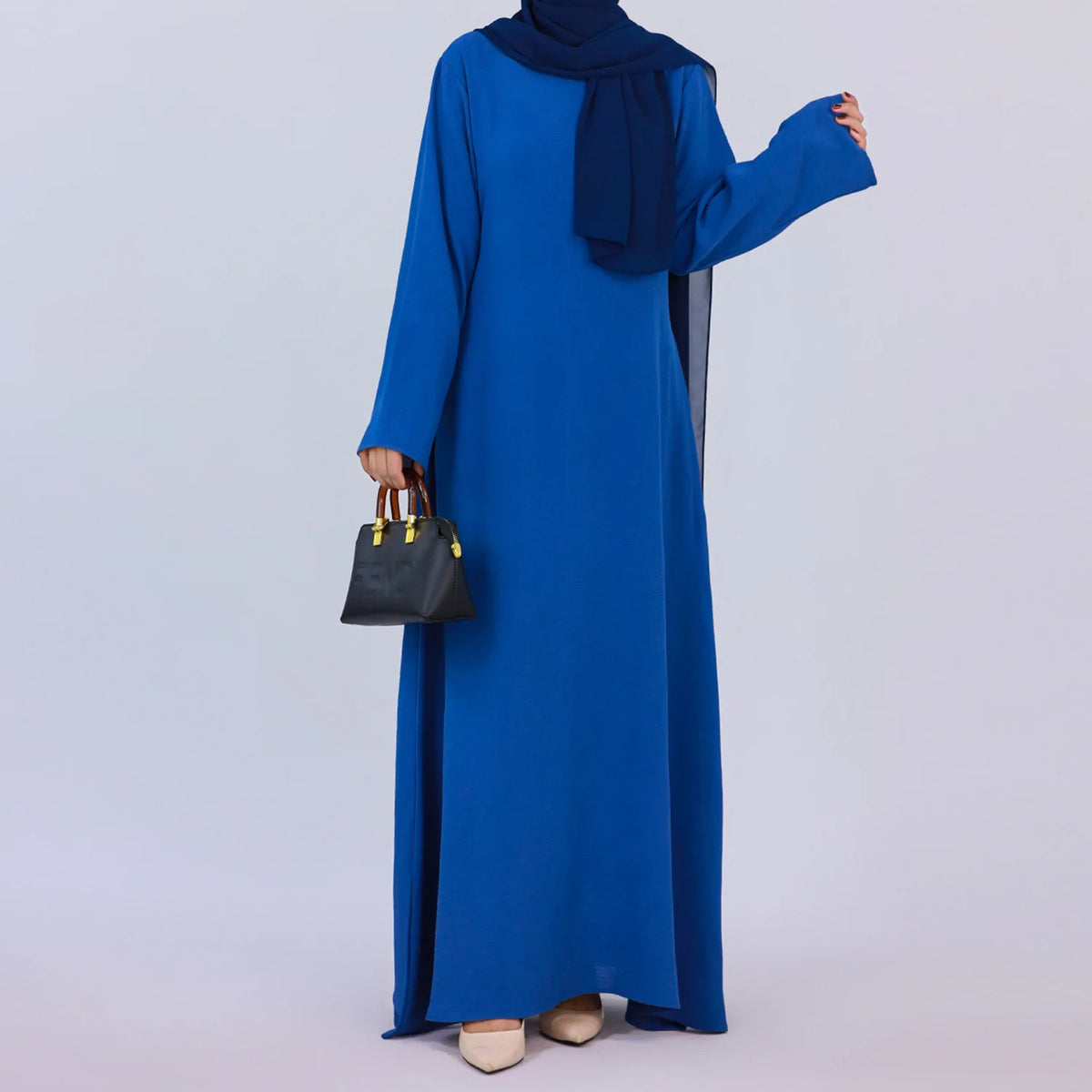 HIA Essential Long-Sleeve Abaya — Dark Green