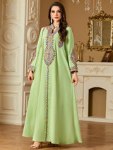 Colorful Embroidery Maxi Dress — product image 1 | HIA