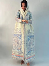 Pleated Open Abaya — design and styling view 17