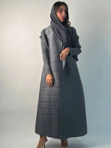 Pleated Open Abaya — design and styling view 7