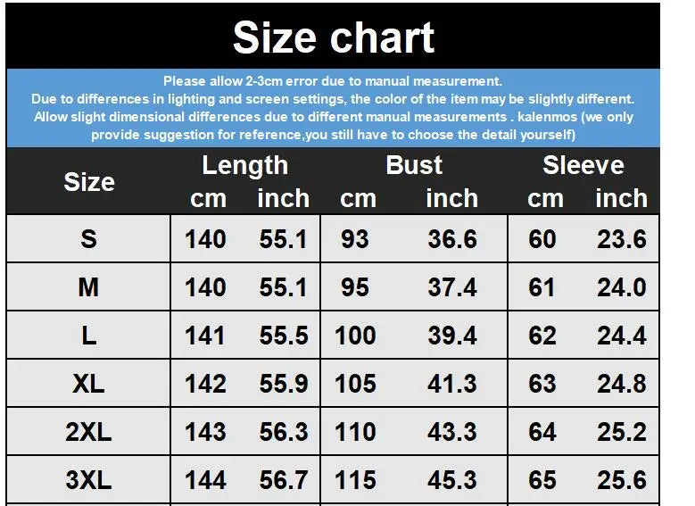 Midnight Floral Tie-Waist Maxi Dress: supplier garment size chart; measurements are also transcribed in the description