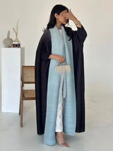 Pleated Open Abaya — design and styling view 13