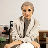 HIA Stretch Tie-Back Undercap — White color