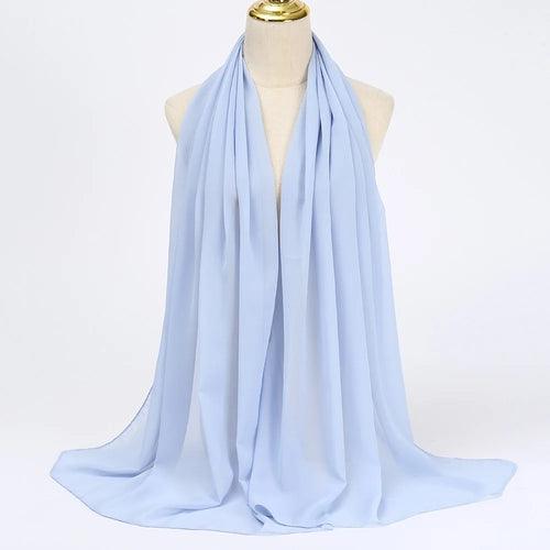 Ramadan Chiffon Hijab (Plain Colors)