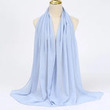 Ramadan Chiffon Hijab (Plain Colors)