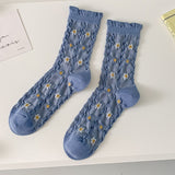 Autumn & Winter Cute Girls Bubble Mouth Cotton Thigh-high Socks