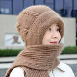 Women’s Fleece-Lined Knitted Hat – Thickened Winter Beanie