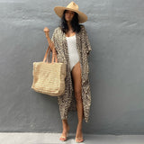 Women’s Resort Beach Cover Up – Lightweight Sun Protection Kimono