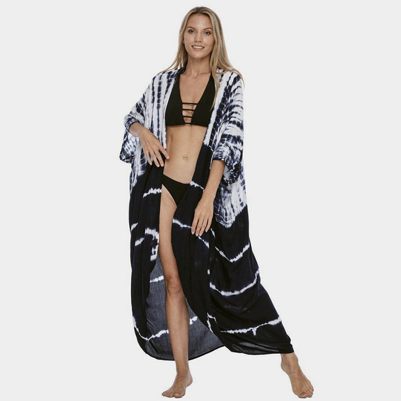 Women’s Resort Beach Cover Up – Lightweight Sun Protection Kimono