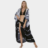 Women’s Resort Beach Cover Up – Lightweight Sun Protection Kimono