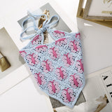 Women’s Crochet Triangle Scarf Headband – Knitted Floral Boho Style