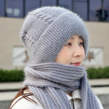 Women’s Fleece-Lined Knitted Hat – Thickened Winter Beanie