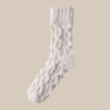 Winter Fuzzy Coral Fleece Socks – Thickened Anti-Slip Home Sleep Socks