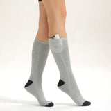USB Heated Cotton Socks – Thickened Washable Winter Warm Socks