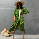 Women’s Resort Beach Cover Up – Lightweight Sun Protection Kimono