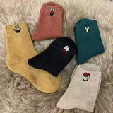 Women’s Winter Mid-Calf Socks – Thick Warm 5-Pair Set