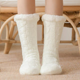 Ladies Winter Warm Plus Velvet Sleeping Floor Socks