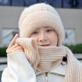Women’s Fleece-Lined Knitted Hat – Thickened Winter Beanie