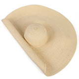 Women’s Oversized Beach Hat – 25CM Wide Brim Straw Sun Hat