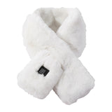 Heated Faux Fur Scarf – USB Rechargeable Neck Warmer