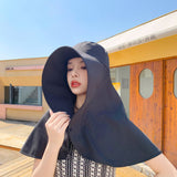 Women’s Integrated Neck & Shawl Sunscreen Hat – Ultimate UV Protection