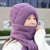Women’s Fleece-Lined Knitted Hat – Thickened Winter Beanie