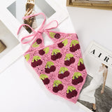 Women’s Crochet Triangle Scarf Headband – Knitted Floral Boho Style
