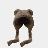 Women’s Earflap Woolen Hat – Cute Winter Warm Cartoon Style