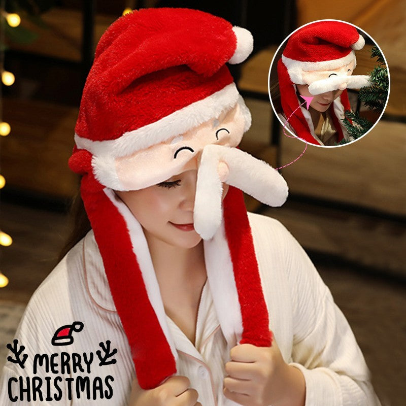 Novelty Movable Christmas Hat – Santa, Snowman & Elk Styles
