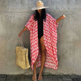 Women’s Resort Beach Cover Up – Lightweight Sun Protection Kimono