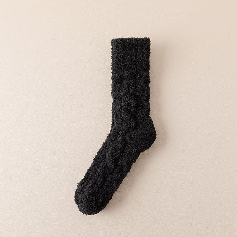 Women’s Coral Fleece Winter Socks – Thick & Cozy