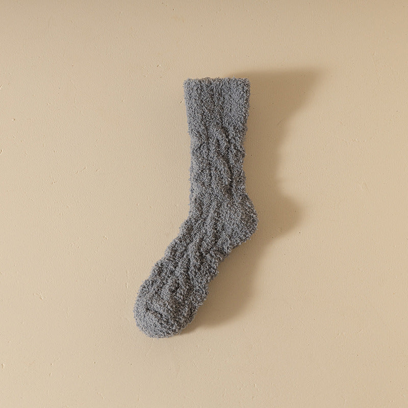 Women’s Coral Fleece Winter Socks – Thick & Cozy