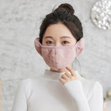 Thermal Mask & Scarf Set – Women’s Winter Warm Fleece with Ear Covers