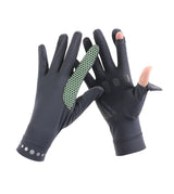 Summer UV Protection Ice Silk Gloves – Breathable, Elastic & Lightweight