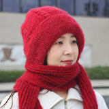 Women’s Fleece-Lined Knitted Hat – Thickened Winter Beanie