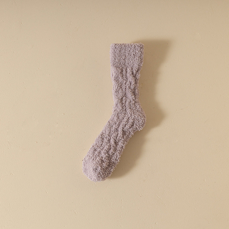 Women’s Coral Fleece Winter Socks – Thick & Cozy