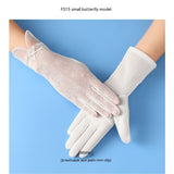 Lightweight Breathable Lace Sun Protection Gloves – Elegant Women’s UV Gloves