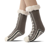 Women’s Berber Fleece Room Socks – Thickened Winter Warm Indoor Design