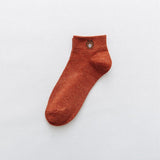 Women’s Simple Bear Ankle Socks – Casual Fashion Style