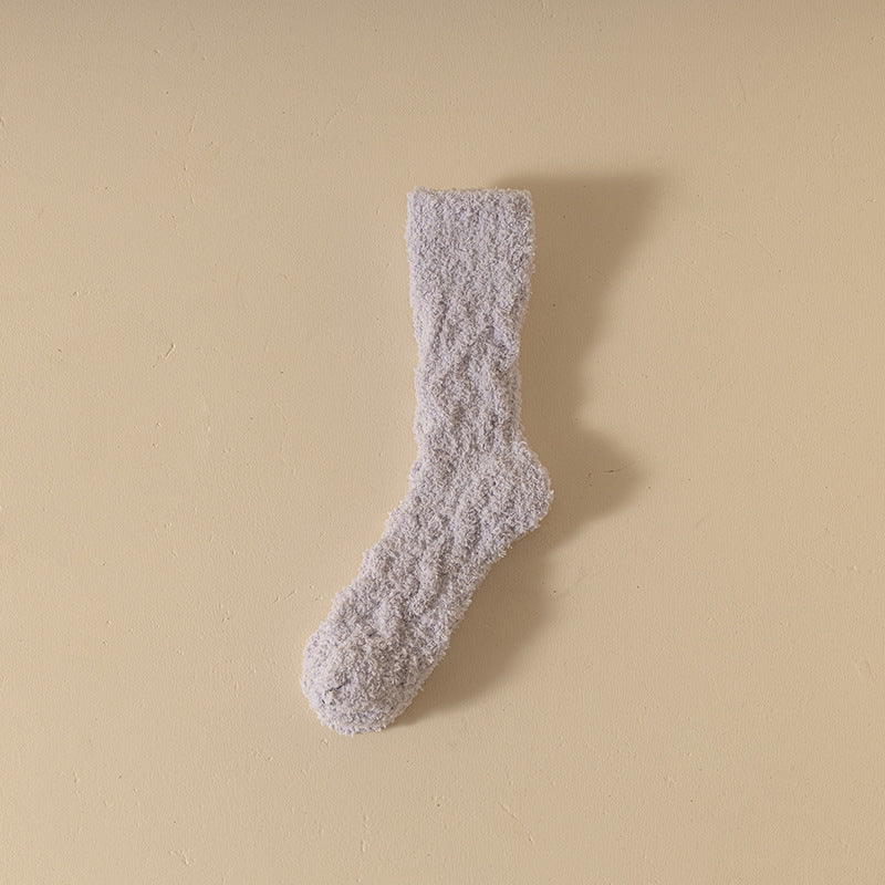 Women’s Coral Fleece Winter Socks – Thick & Cozy