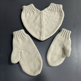 Love Knit Winter Mittens – Solid Color Warm Casual Gloves