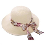 Women’s Summer Sun Hat – Lace, Ribbon & Pearl Accent Styles