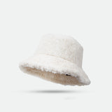 Women’s Lambswool Bucket Hat – Winter Warm Fisherman Style