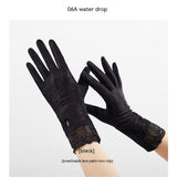 Lightweight Breathable Lace Sun Protection Gloves – Elegant Women’s UV Gloves
