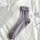 Women’s Crystal Nylon Mid-Calf Socks – Sheer Breathable Stockings
