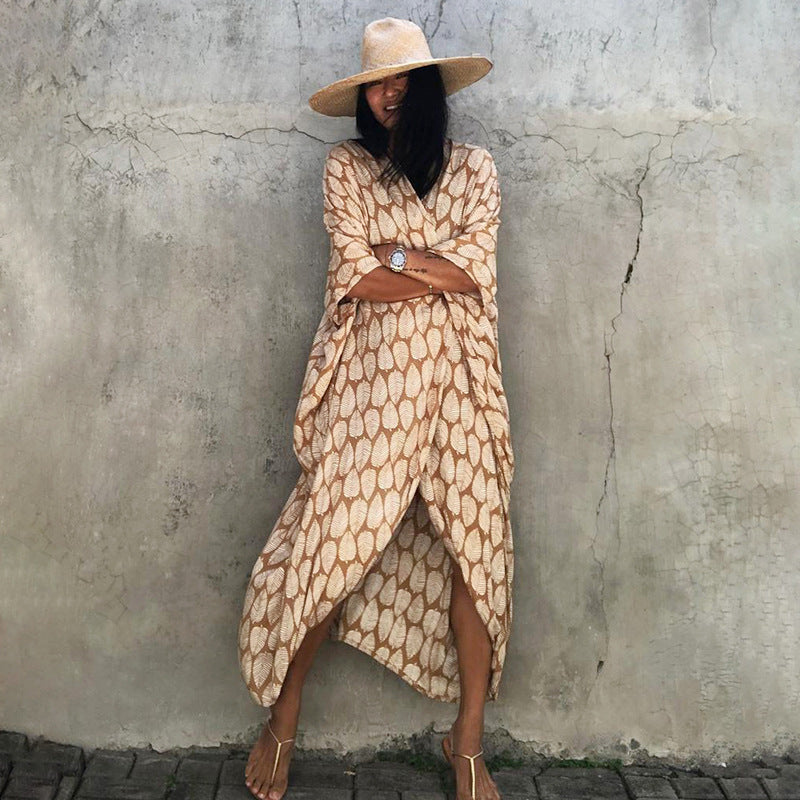 Women’s Resort Beach Cover Up – Lightweight Sun Protection Kimono