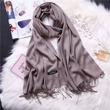 Classic Solid Color Shawl – Soft Touch Scarf in 25 Designer Shades