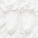 Women’s Sweet Bubble Cotton Socks – Ruffled Ankle Design