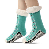 Women’s Berber Fleece Room Socks – Thickened Winter Warm Indoor Design