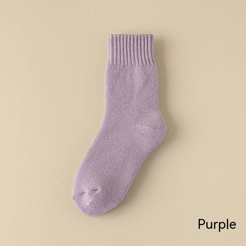 Children’s Winter Fleece Socks – Thick Warm Wool Style
